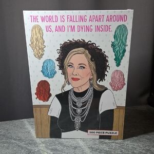 500 Piece Puzzle with Colorful Hair Designs